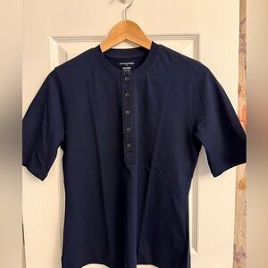 NWOT Banana Republic Dark Blue Casual Shirt